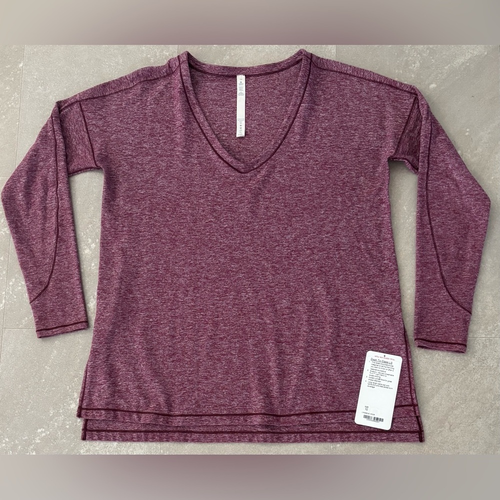 Lululemon Dash To Class Long Sleeve Size 10